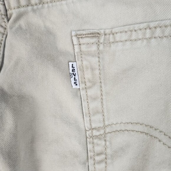 Levi's 514 Pants Men's 33x32 Khaki Slim Fit Straight Leg Cotton Modern Jeans - Picture 10 of 12